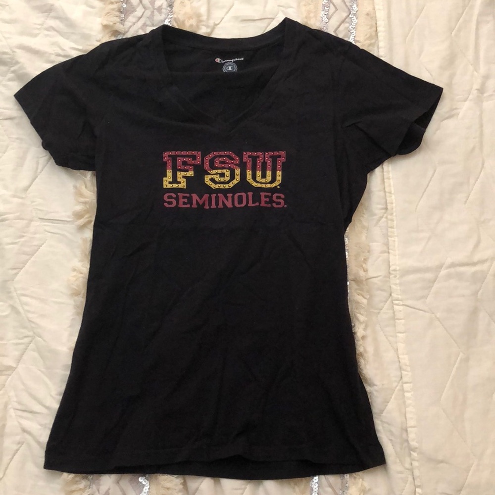 Florida state university women’s rhinestone shirt